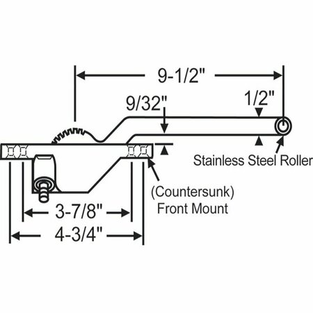 STRYBUC Single Arm Casement Operator 36-433-8